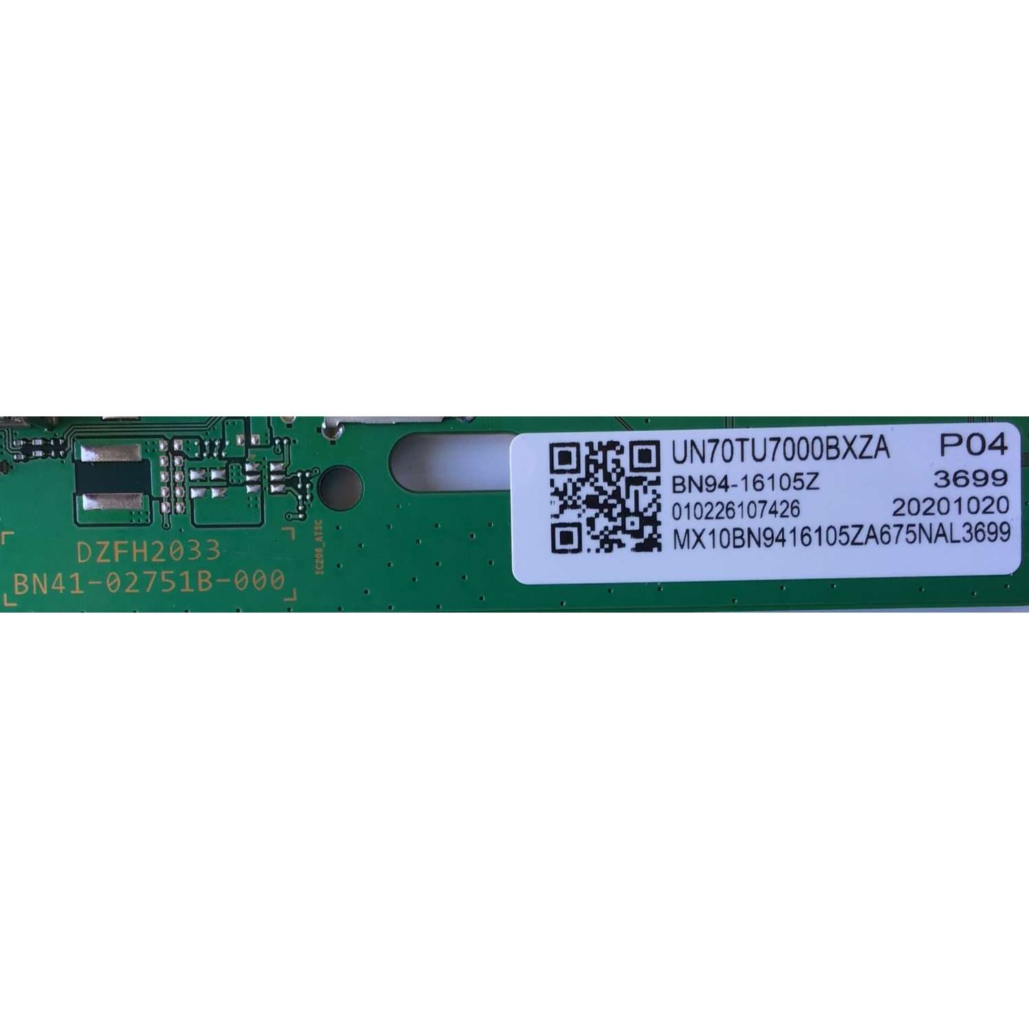 KIT DE TARJETAS PARA TV SAMSUNG 4K·UHD·HDR / MAIN BN94-16105Z / BN41-02751B / BN41-02751C / FUENTE BN4401056A / L75S6N_THS / BN44-01056A / DISPLAY JE695R3HD7K / 51823A / MODELOS UN70TU700DBXZA UA03 / UN70TU7000BXZA UA03 / UN70TU700DBXZA UB05 - Imagen 2